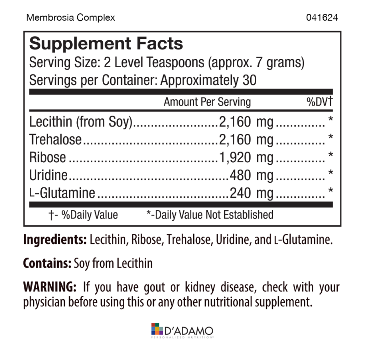 Membrosia Complex Powder 210G