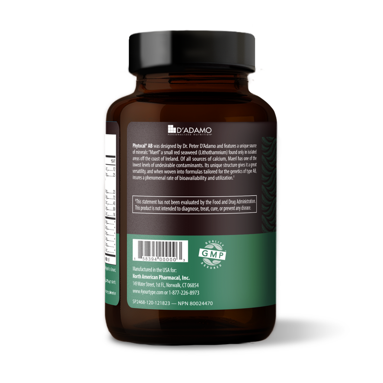 Phytocal - Multimineral (Blood Type AB) 120 Veggiecaps