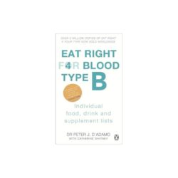 Eat Right 4 Blood Type B - Individual Food, Drink and Supplement lists paperback