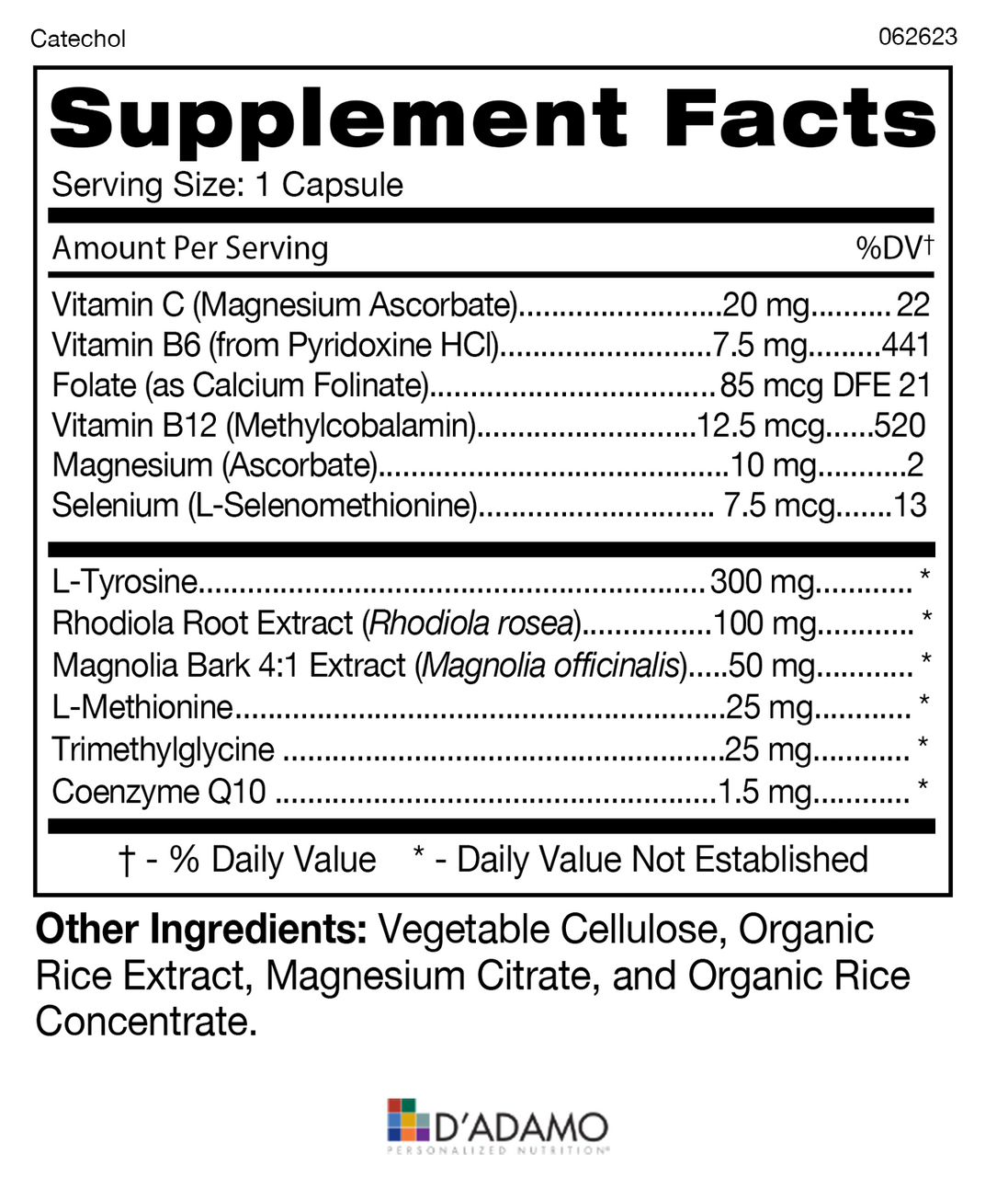 Catechol 60 Veggiecaps