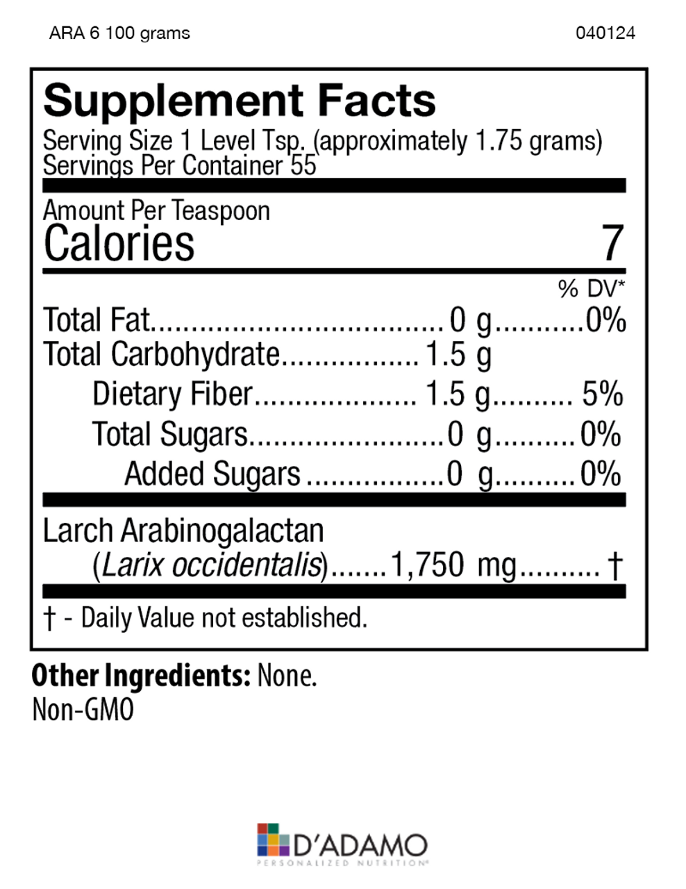 ARA6 Powder 100g