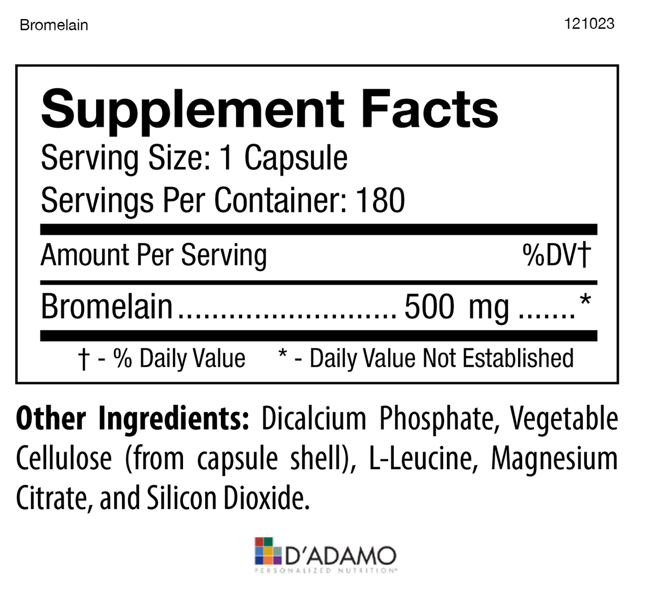 Bromelain 180 Veggiecaps