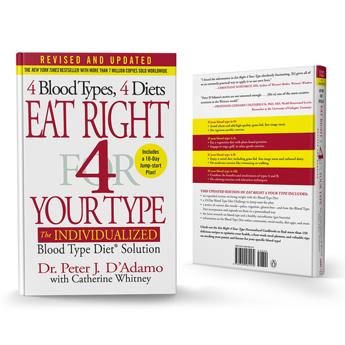 Eat Right 4 Your Type NEW Edition Hardback Book