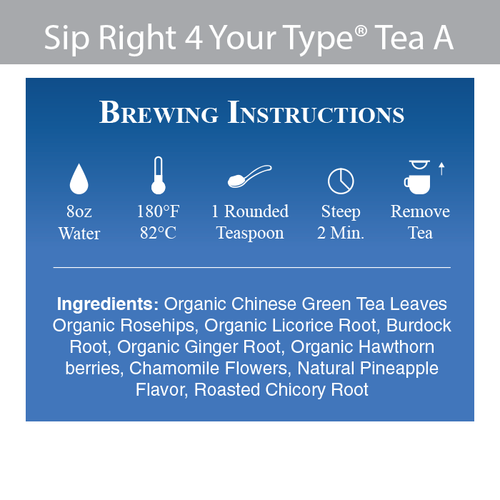 Sip Right 4 Your Type Tea (Blood Group A) 113g