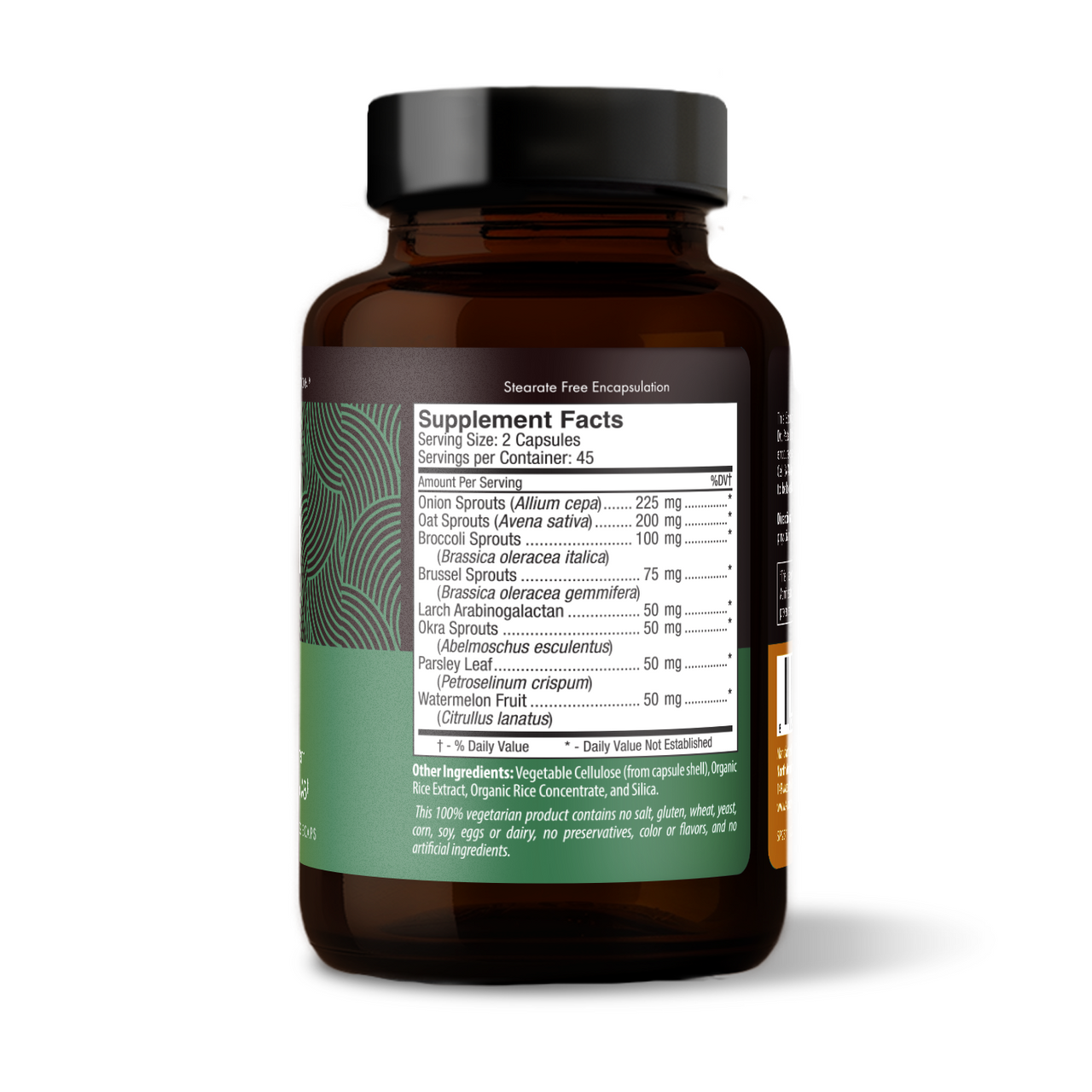 Live Cell - Sprouted Greens (Blood Groups B and AB) 90 Veggiecaps