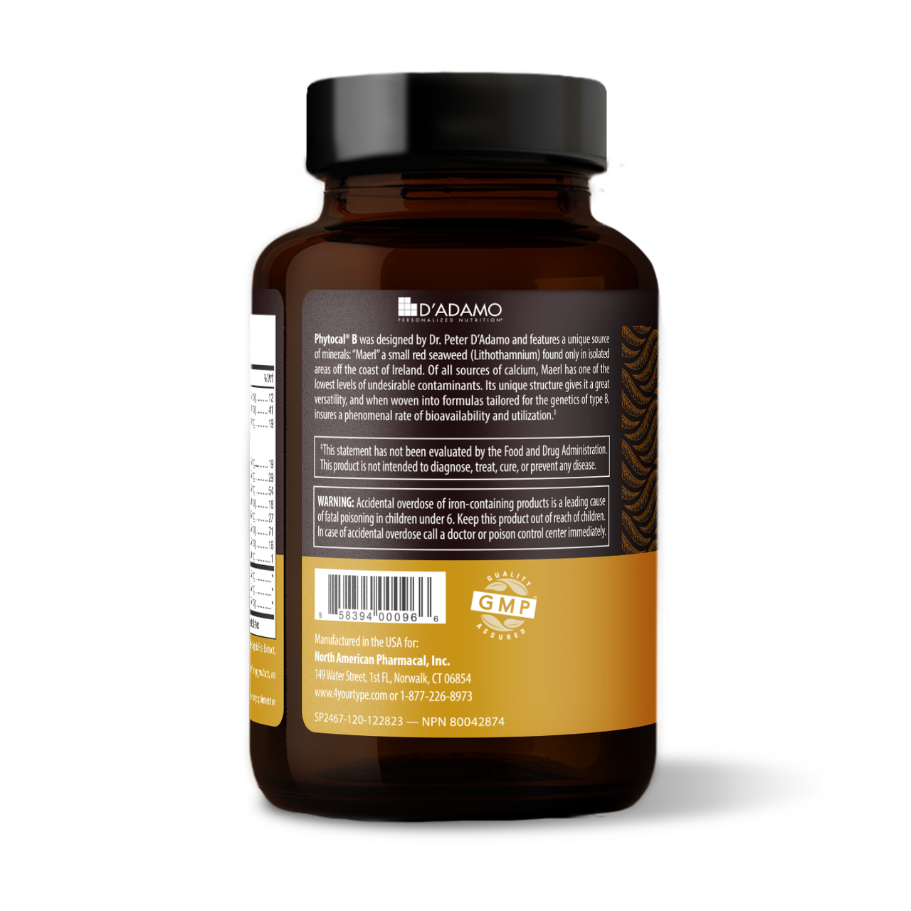 Phytocal - Multimineral (Blood Type B) 120 Veggiecaps
