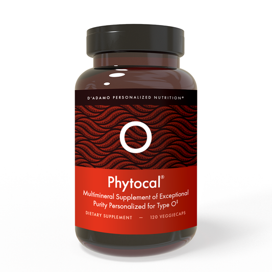 Phytocal - Multimineral (Blood Group O) 120 Veggiecaps