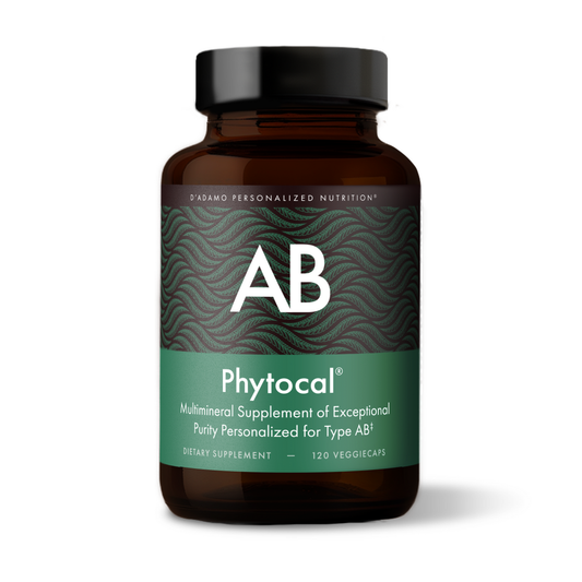Phytocal - Multimineral (Blood Type AB) 120 Veggiecaps
