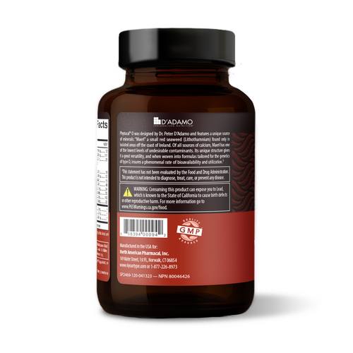 Phytocal - Multimineral (Blood Group O) 120 Veggiecaps