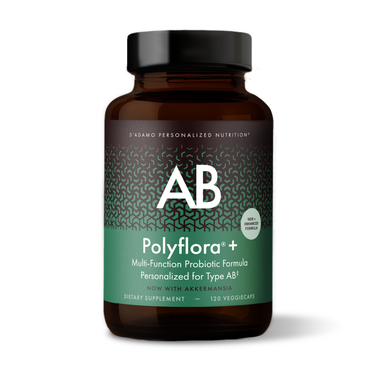 Polyflora + Multifunction Probiotic with Akkermansia (Blood Group AB) 120 Veggiecaps