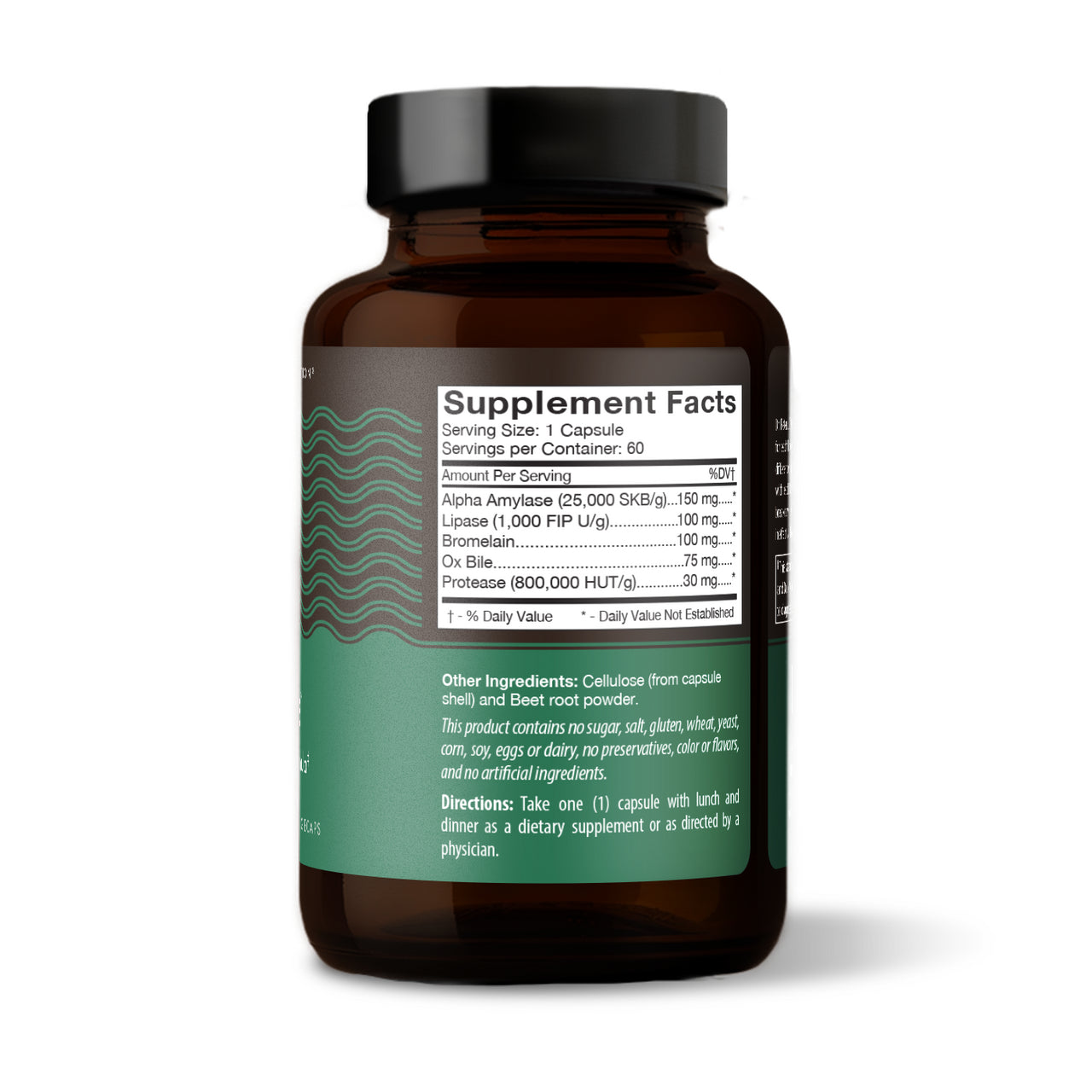 Typezyme - Digestive Enzyme (Blood Group AB) (60 Vegetarian Capsules)
