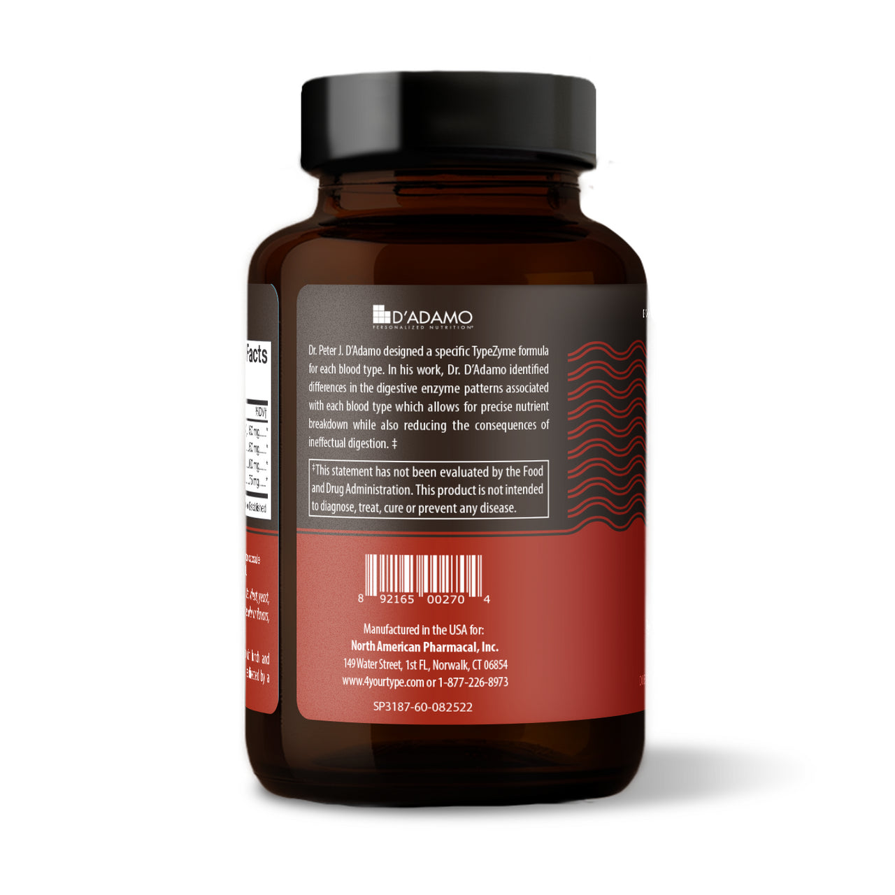 TypeZyme - Digestive Enzyme (Blood Group O) (60 Vegetarian Capsules)