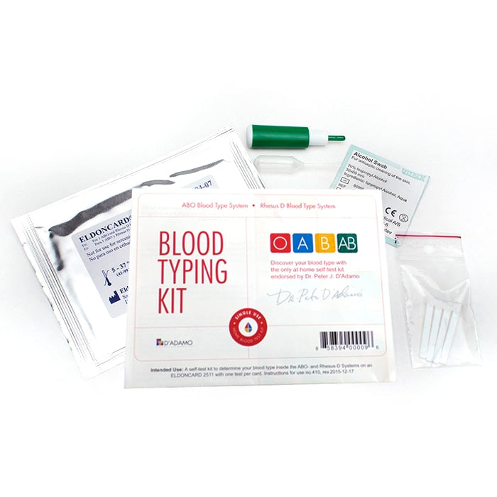 Home Blood Group Test Kit ABO and Rh
