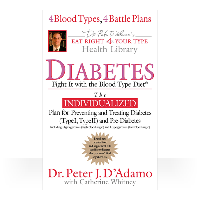 Diabetes - Fight it with the Blood Type Diet paperback