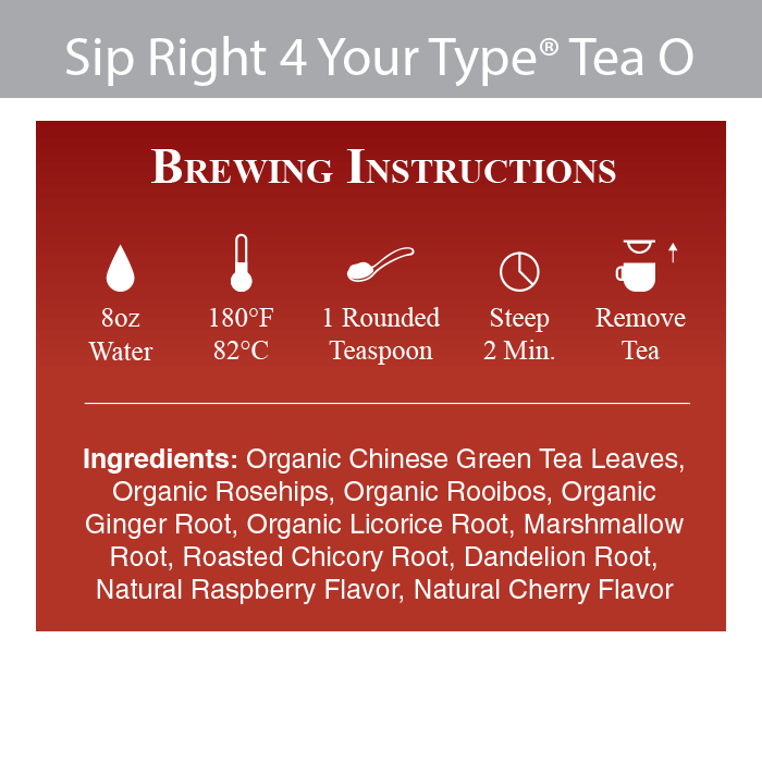 Sip Right 4 Your Type Tea  (Blood Group O) 113g