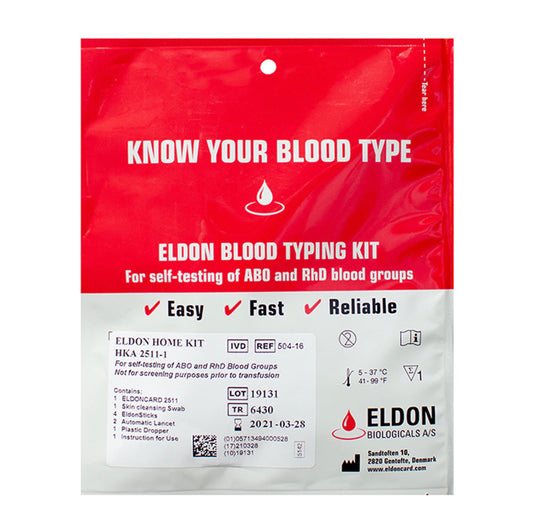 Home Blood Group Test Kit ABO and Rh