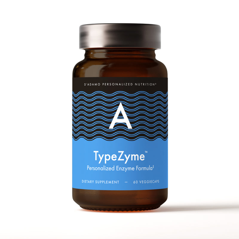 TypeZyme - Digestive Enzyme (Blood Group A) 60 Vegetarian Capsules